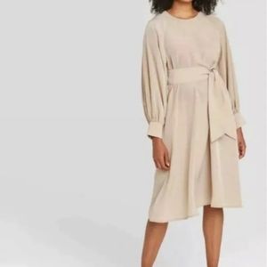 Prologue Raglan Volume Long Sleeve Dress